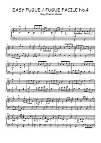 Fugue facile N°4 - Georg Friedrich Händel